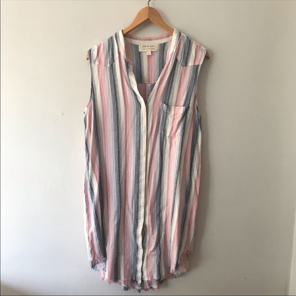 Cloth and Stone Linen Dress